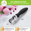 Spring Chef Ice Cream Scoop with Soft Grip Handle, Professional
