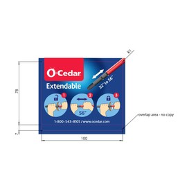 O-Cedar Hardwood Floor 'N More Microfiber Mop with Telescoping Handle