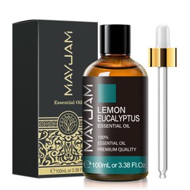 MAYJAM Aroma Oil, Lemon Eucalyptus, 3.38 fl oz (100 ml) Essential Oil, Natural Lemon Eucalyptus Oil, Aroma Gift