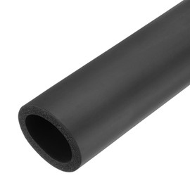 QUARKZMAN Pack of 2 Pipe Insulation Foam Pipe Insulation Pipe 40 mm (1 9/16 Inch) ID 51 mm OD 20 Inch Heat Protection for Handle Support, Black