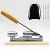 Artcome Heavy Duty Pecan Nut Cracker Tool with 1 Flannel
