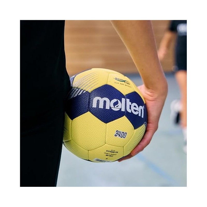 Molten H1F3400-YN Handball, No.1 Bulb, Yellow x Navy