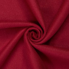 Brushed Polyester Wool Coating 59" Fabric by The Yard – Soft Wool-Like for Coats, Jackets, Winter Apparel, Cloaks & Scarves (Burgundy, 1 Yard)