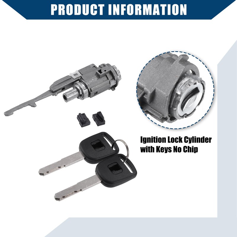 A ABSOPRO 1 Set Ignition Switch Door Lock Cylinder NO.06351TE0A11