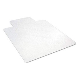 Alera Non-Studded Chair Mat for Hard Floor, 45" x 53", with Lip, Clear