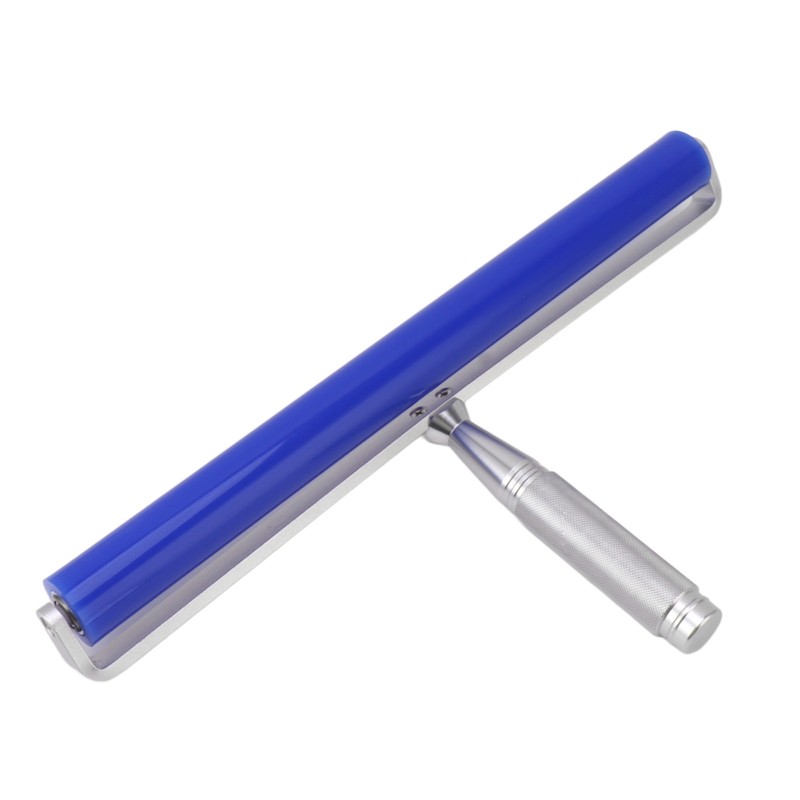 Dust Removal Roller Silicone Soft Aluminum Alloy Handle Iron Bearing