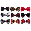 BB Accessories Satin Bow Tie - Plain Red
