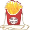 Women Girl Cute Fries Satchel Shoulder Crossbody Messenge Handbag Bag