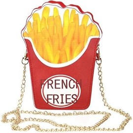 Women Girl Cute Fries Satchel Shoulder Crossbody Messenge Handbag Bag Purse