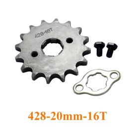 Vicman 428-16t Front Sprocket 20mm Shaft- Hawk, RPS, TaoTao, SSR, BSE CG150-250