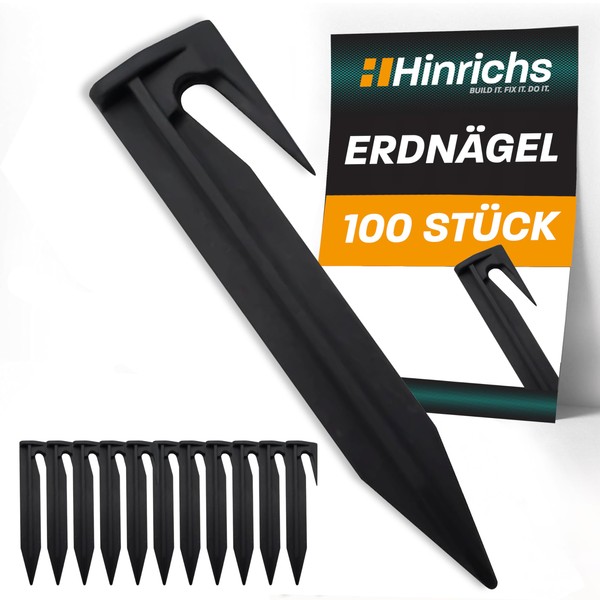 Hinrichs 100 Pegs for Robotic Lawnmower Boundary Cable - Robotic