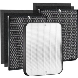 Amboseli 3500 Replacement Filters Compatible AD3000/3500 Air Purifi-er, 3000/3500,3000M, 3000Pro Air Purifi-er,1 air filter, 2 Activated Carbn and 4 Extra Carbn Pre-Filters