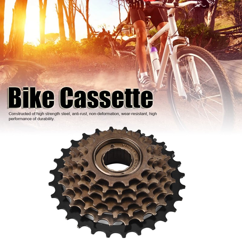 7 Speed Bicycle Freewheel Stainless Steel Bicycle Freewheel Cassette Sprocket