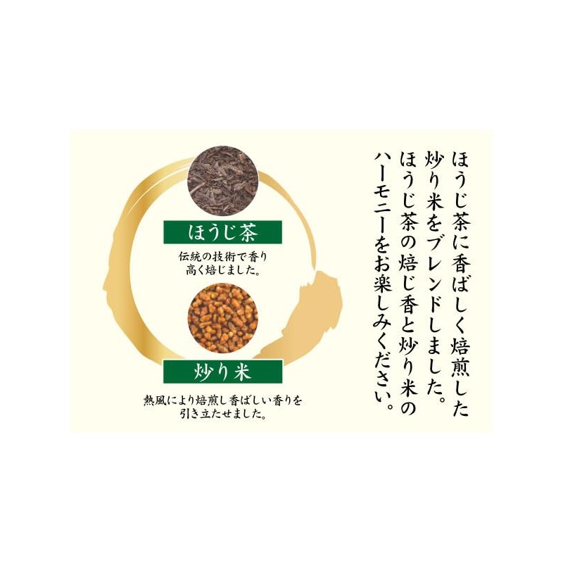 Uji no Tsuyu Iemon Roasted Rice Genmai Hojicha Tea Bags