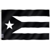 Anley Fly Breeze 3x5 Ft Puerto Rico Black Flag -