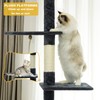 Floor to Ceiling Cat Tree, 5-Tier Height (86-109 inches) -