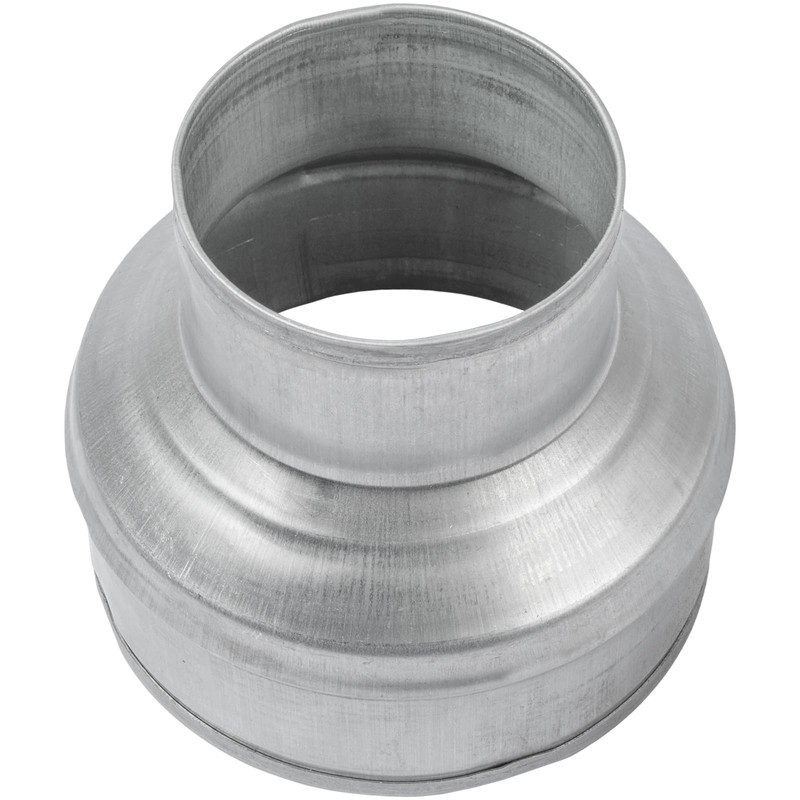 5" to 3" Inch Galvanized Steel Round Duct Reducer -