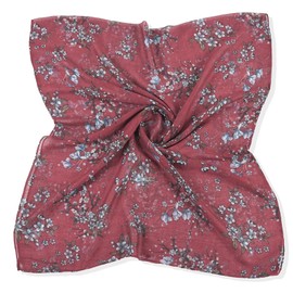 MAZELIKEHOOD Women Soft Print Scarf Lightweight Fashion Long Floral Gifts for Women, Claret