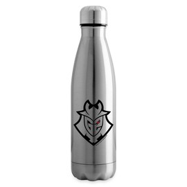 Spreadshirt G2 Esports Logo Black Lines Insulated Water Bottle, 500 ml, Silver