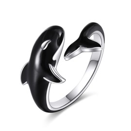 CRMAD Orca Ring for Women Sterling Silver Killer Whale Gifts (7)