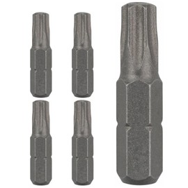 (Pack of 5) 1/4" Screwdriver Bits T30, Torx Screwdriver Bits, Torx Head Screwdriver Bits, Star Screwdriver Bits, Hex Shank
