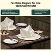 mon bijou Fabric Napkins Light Grey Set of 6 -
