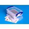 Really Useful Plastic Storage Box 0.2 Litre Clear (Pack of