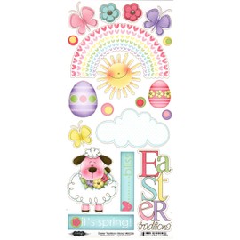 Easter Traditions Cardstock Scrapbook Stickers (60229)