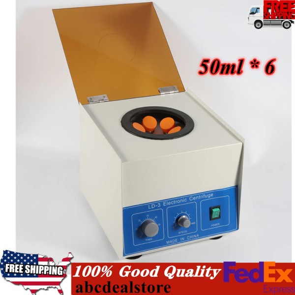 Unbranded LD-3 Electric Benchtop Centrifuge Machine Low Noise Lab Dental