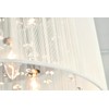 Edvivi Belle Drum Crystal Flush Mount, 4 Lights Glam Lighting