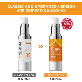 Gratulor Super Vitamin C Serum for Women Over 70, All-in-One Serum with Hyaluronic Acid & Peptides for Mature Skin, Dark Spot Reduction, Anti-Aging, Wrinkles, Firming