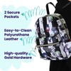 BEETLEJUICE Mini PU Leather Backpack Purse with Adjustable Straps 10