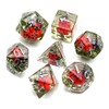 Adorable Polyhedral Dice Set for Dungeons & Dragons DND (Ladybug)