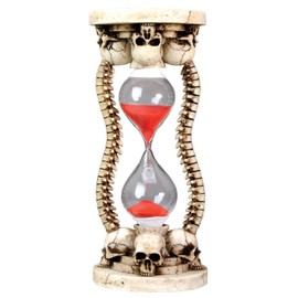 Skull Sand Timer Collectible Figurine
