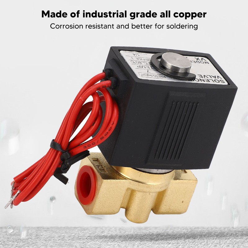Electric Solenoid Valve Normally Closed Electric Pneumatic Solenoid Water Air