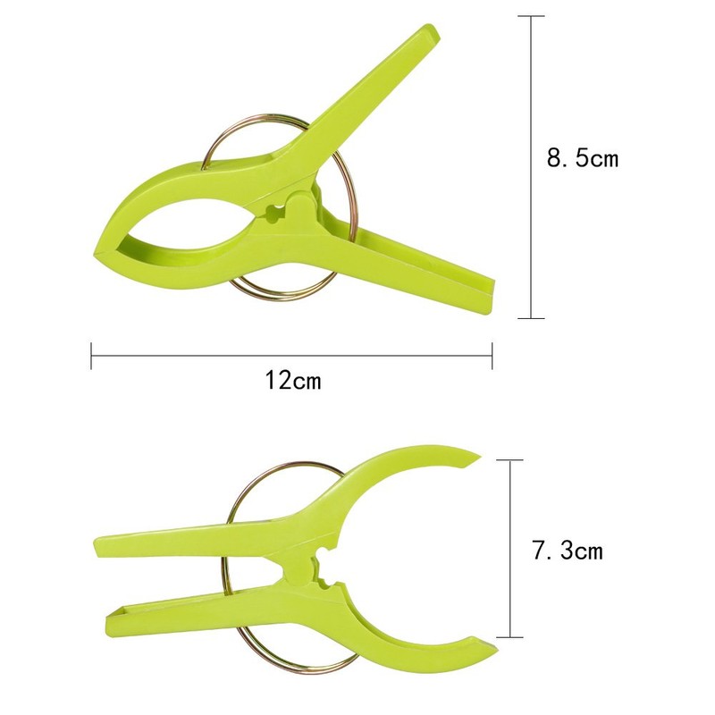 URAQT Beach Towel Clips, 8 Pcs Large Laundry Clip Towel