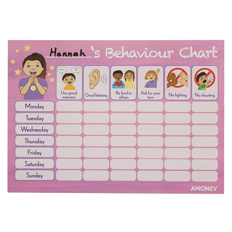 Amonev Behaviour Reward Charts for boys and girls Toddlers Twin