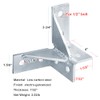 heneng 2 Pcs Wing Shaped Fitting for 1-5/8" Strut Channel,