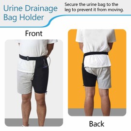 Urine Drainage Bag Holder, Catheter Bags Stabilization Device, Foley Catheter Urine Bags Holder Nephrostomy Drainage Bag Cover