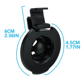 EKIND Replacement Bracket Cradle Mount Compatible for Garmin GPS Nuvi 52(Nuvi 42 42LM 44 44LM 52 52LM 54 54LM 55 56 56LM 56LMT 65 2457LMT 2497LMT 2577LT 2597LM 2597LMT 2558LMTHD 2598LMTHD) Black