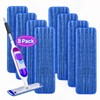8 Pack Reusable Mop Pads Compatible for Swiffer PowerMop,Microfiber Mop