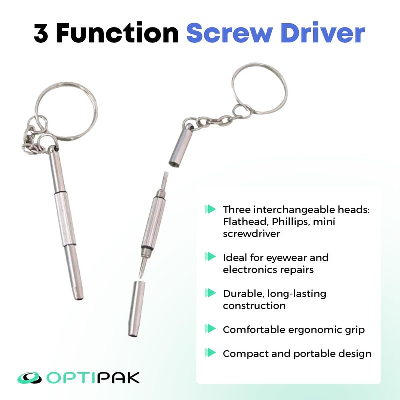 OPTIPAK Sparkle Anti-Reflective Safe Lens Cleaner & Repair Kit –