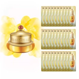 The History of Whoo 더후 공진향 기앤진 아이크림 20ml+기앤진 에센스 60ml(1ml 60장) 구성 세트 The History of Whoo Ginseng Regenerating Eye Cream 20ml + Ginseng Essence 60ml (60 sheets of 1ml) Set