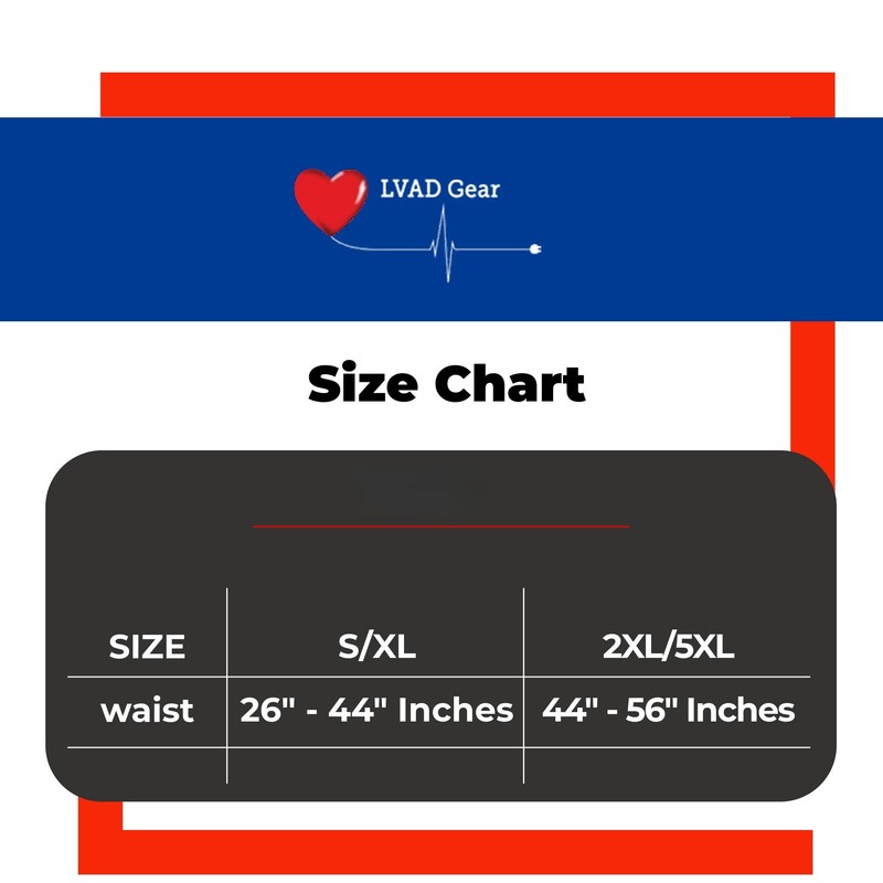 LVAD Workout Belt for Men & Women - Heartmate 3