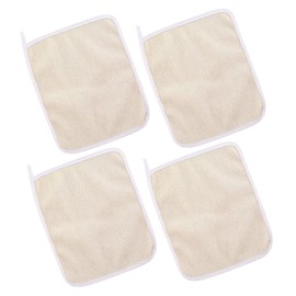 Mikinona 4pcs Nylon Exfoliating Washcloths for Body Scrubbing Foaming Bath Towels Skin-friendly Back Scrubber Exfoliating Bathing Accessories