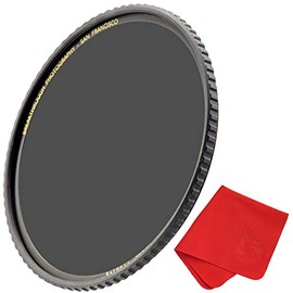Breakthrough Photography 55mm X4 6-Stop Fixed ND Filter for Camera Lenses, Neutral Density Professional Photography Filter, MRC16, Schott B270 Glass, Nanotec, Ultra-Slim, Weather-Sealed