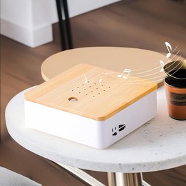 LUFEIS Bird Chirping Soundbox, 12cm Bird Singing Speaker with Motion Sensor, Natural Sound Box, Nature Sounds Recording of Birds Songs for Meditation, Spa, Relaxation & Creating a Soothing Atmosphere