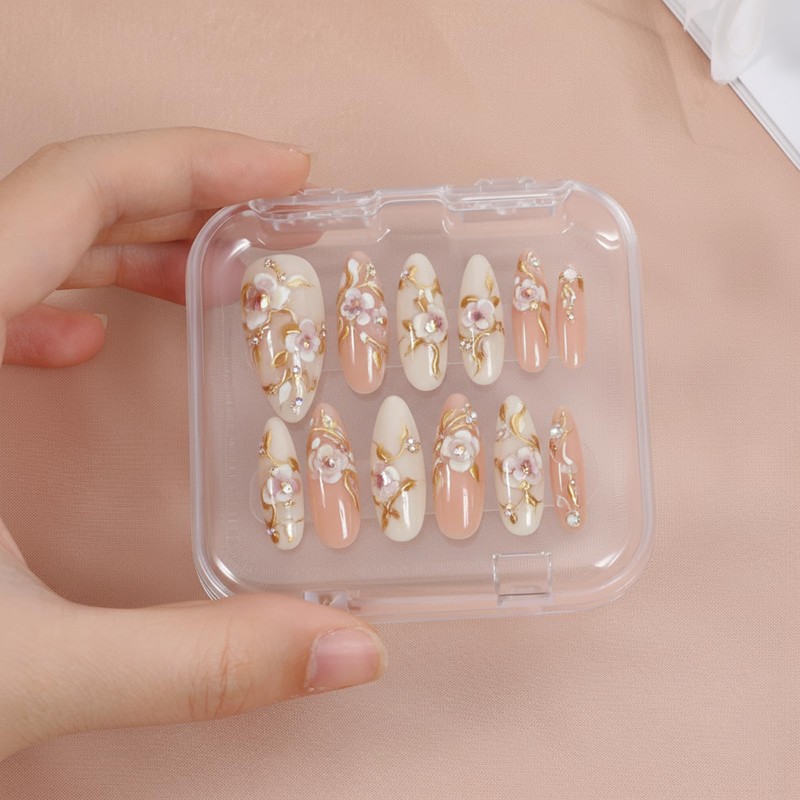 48 Pcs Press On Nail Storage Box, Press On Nail