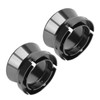 1 Pair 10 Inch NAB Hub Adapters Polished Aluminum Alloy