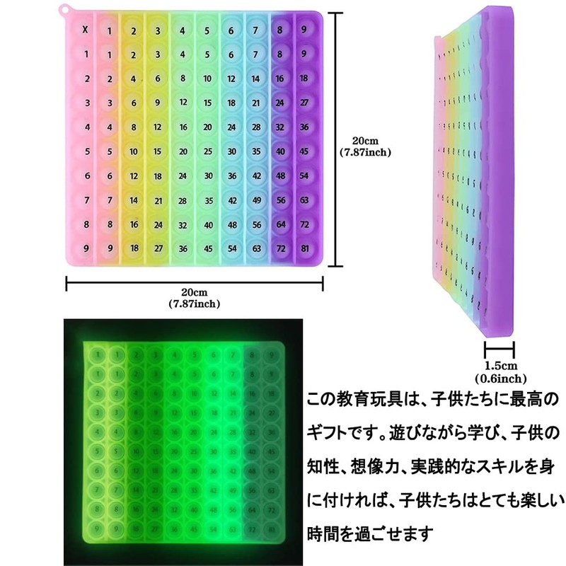 Toy (Multiplication and Multiplication Noctilucent), Push-Pop, Bubble, Board Game, Stress